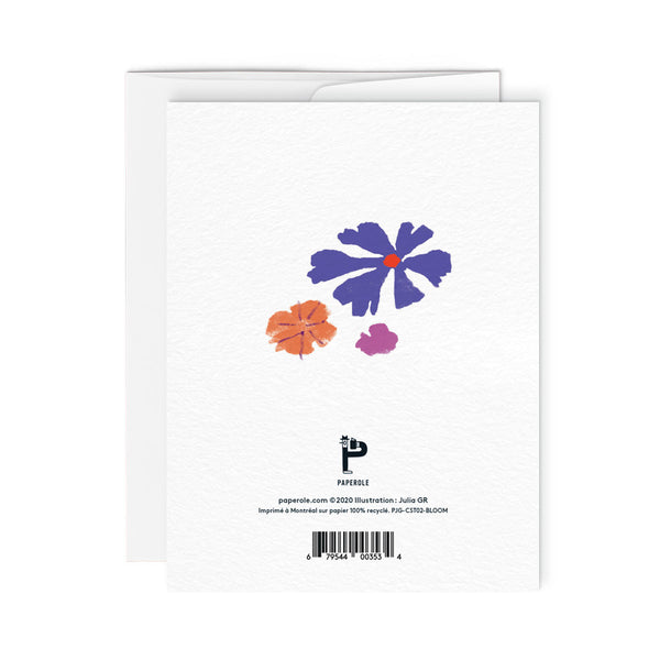 AUTOCOLLANT FLEUR — Julia GR – Paperole