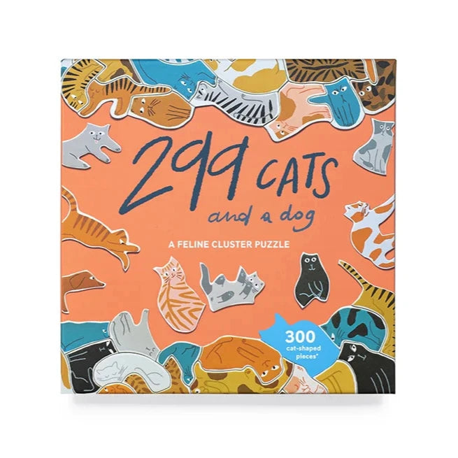 299 CATS (AND A DOG) 300 PIECES PUZZLE — by Léa Maupetit