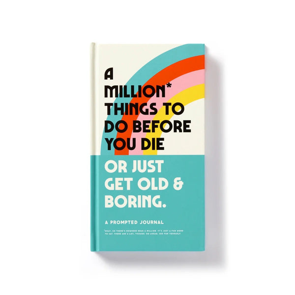 A MILION THINGS TO DO BEFORE YOU DIE PROMPTED JOURNAL — by Brass Monkey Goods