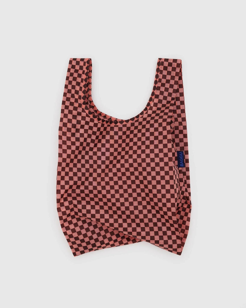 SAC RÉUTILISABLE BABY « PINK BROWN CHECK » — par Baggu