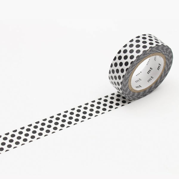 MT WASHI TAPE DOT BLACK — by Kamoi Kakoshi