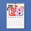 2025 ENGLISH CALENDAR — by Anastacia Sholik