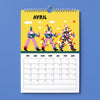 FRENCH CALENDAR 2025 — by Anastacia Sholik