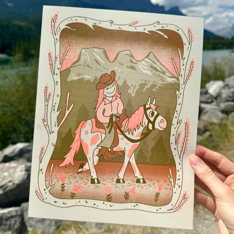 CANMORE COWGIRL, 8.5" x 11" — par Amery Sandford