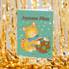 HAPPY KITTY - Gift Wrap & Card Duo