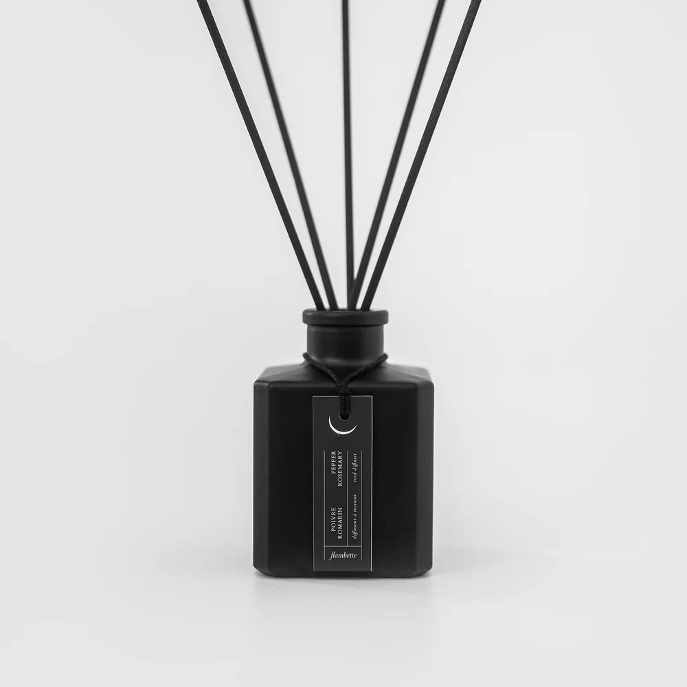 REED DIFFUSER, Rosemary + Pepper — by Flambette