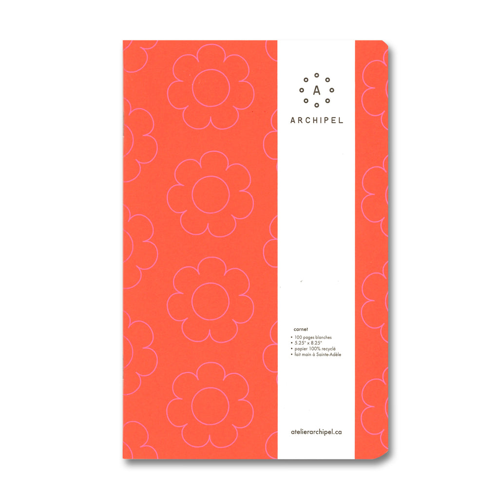 FLOWERS NOTEBOOK (mulitple colors) — by Archipel