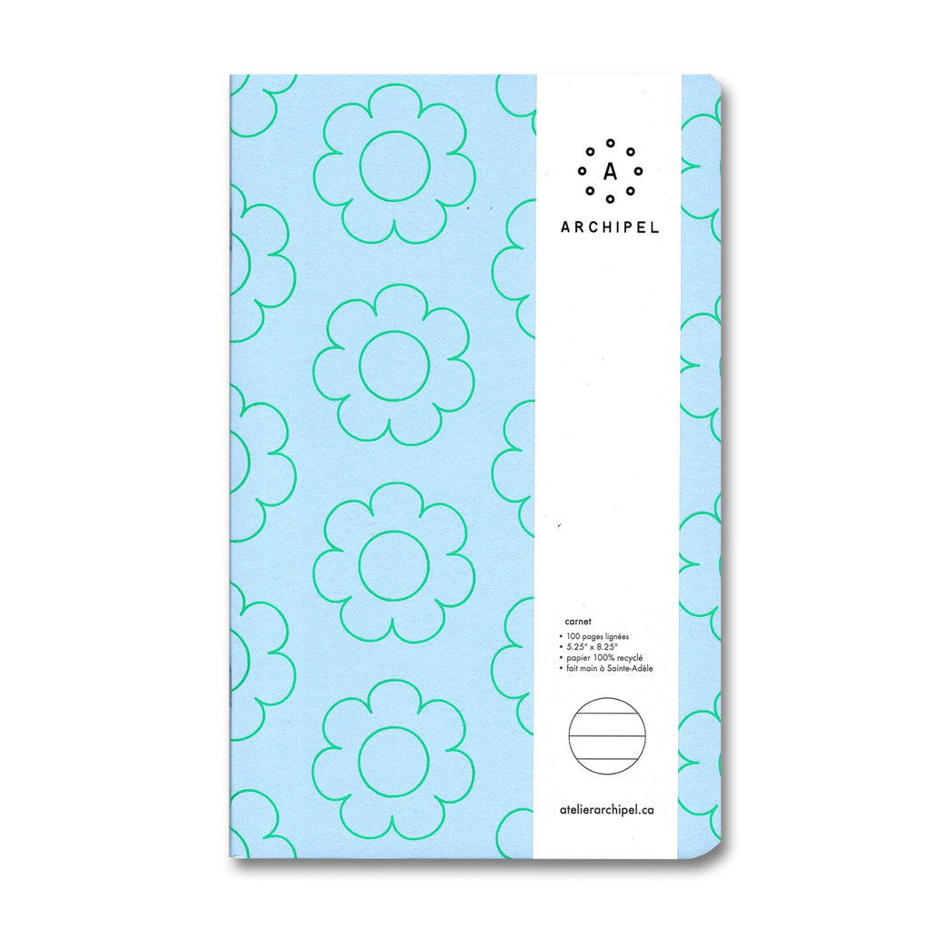 FLOWERS NOTEBOOK (mulitple colors) — by Archipel