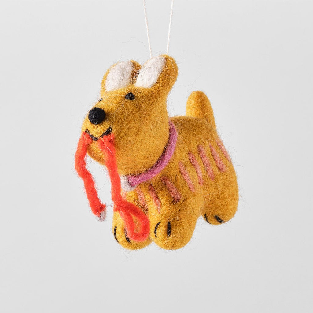 "GINGER" HANGING FELT ORNAMENT — by Cari Vander Yacht