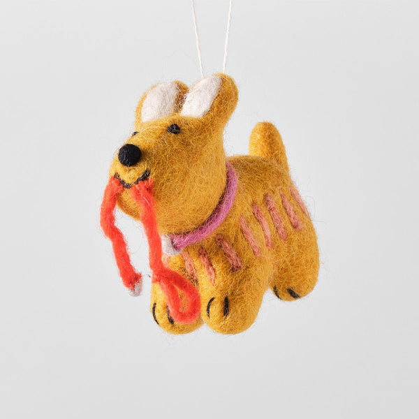 "GINGER" HANGING FELT ORNAMENT — by Cari Vander Yacht