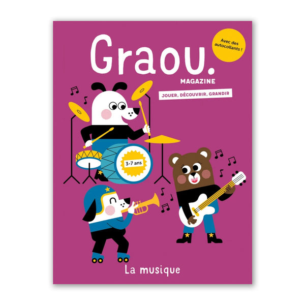 MAGAZINE GRAOU N°40 (3-7 ans) — La musique