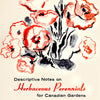 "DESCRIPTIVE NOTES ON HERBACEOUS PERENNIALS FOR CANADIAN GARDEN (1956)", 12" X 18"