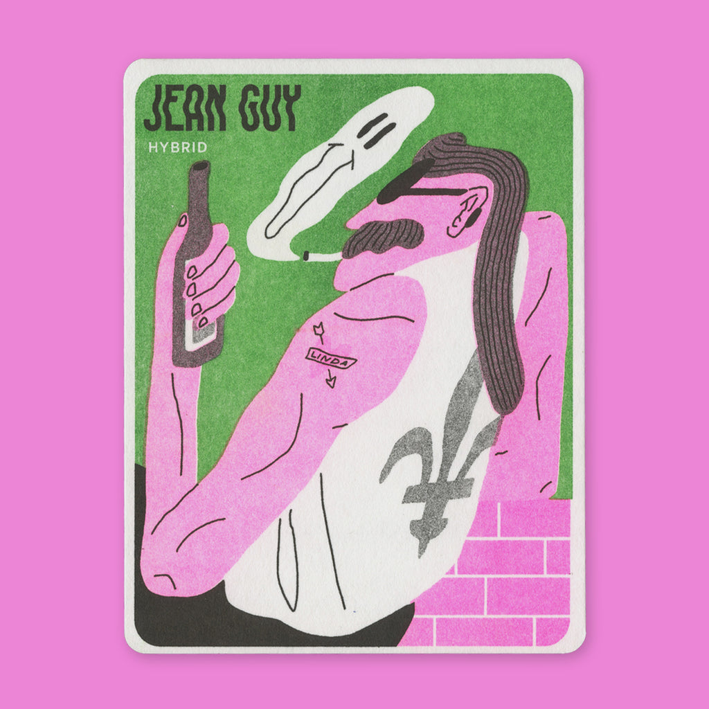 JEAN GUY, 5” X 6.5” (multiple colors) — by Aless MC