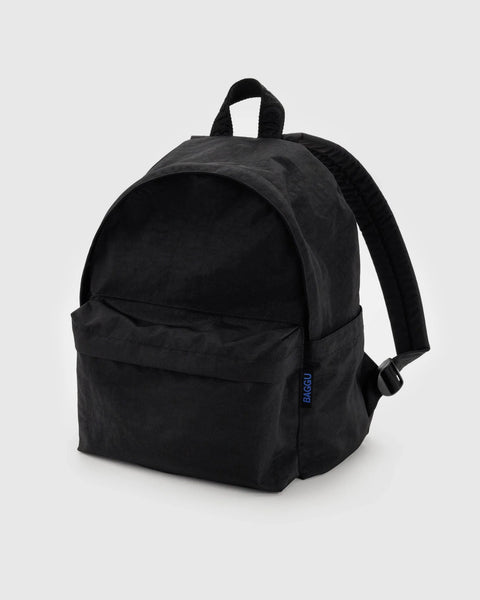 MEDIUM NYLON BACKPACK “BLACK“— by Baggu