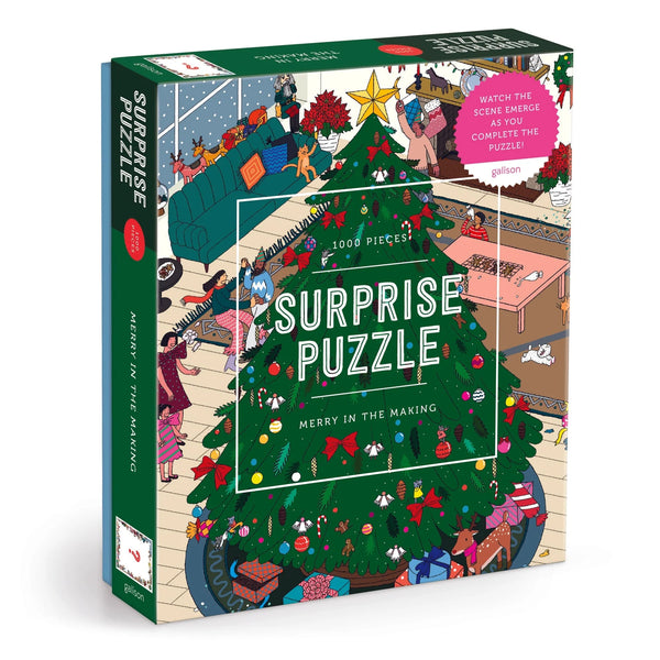 MERRY IN THE MAKING 1000 PIECE SURPRISE PUZZLE — by Hye Jin Chung