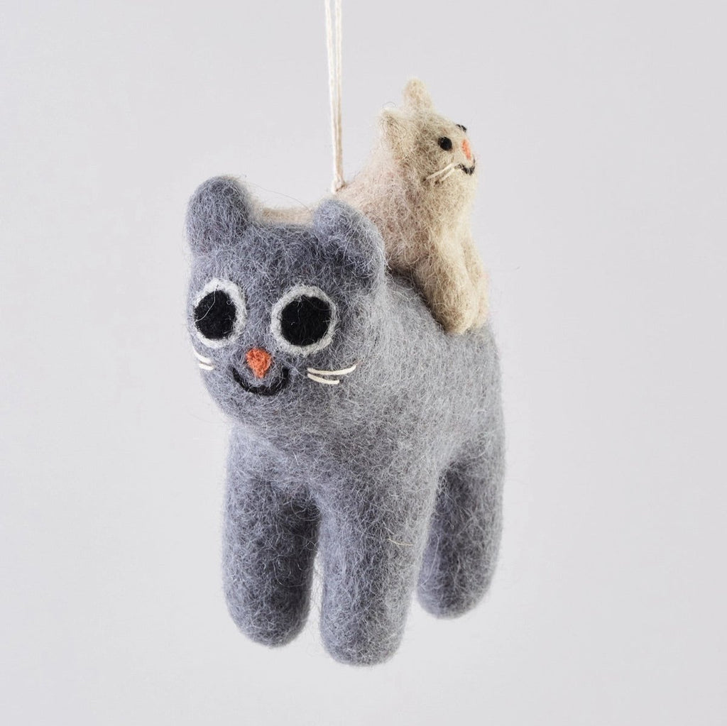 "PABS" HANGING FELT ORNAMENT — by Elliot Kruszynski