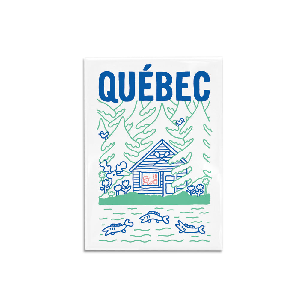 "CABANE AU QUÉBEC" MAGNET