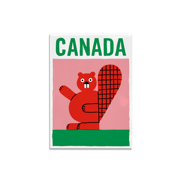 "CANADA BEAVER" MAGNET
