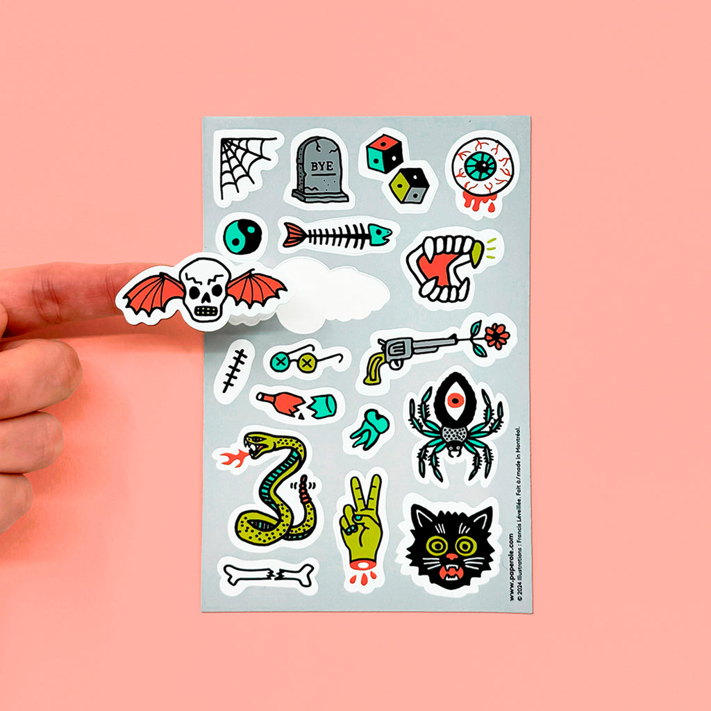 INK & BONES – Sticker Sheet