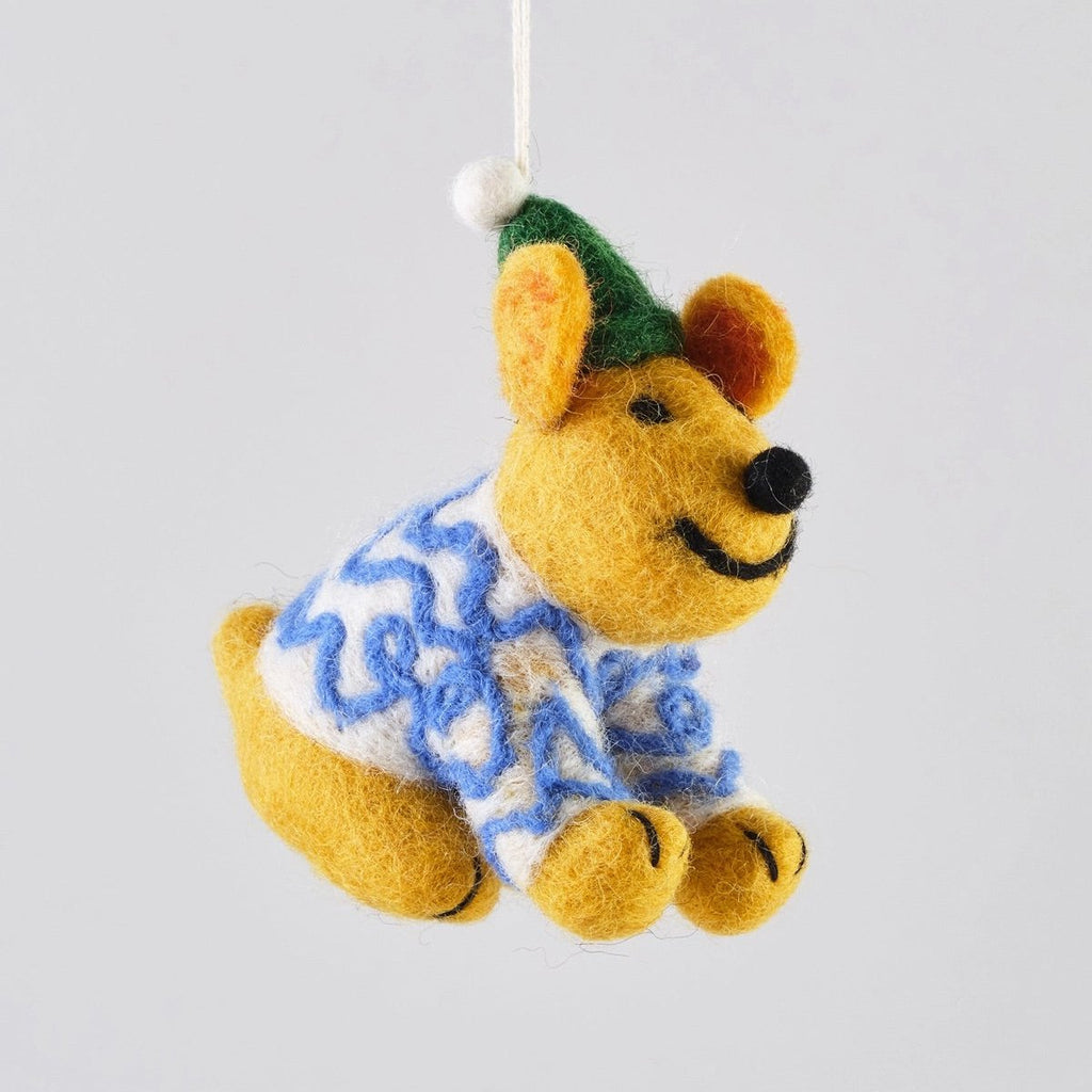 "PIPPIN" HANGING FELT ORNAMENT — by Cari Vander Yacht