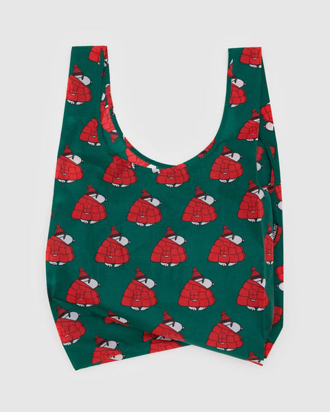 STANDARD "PUFFER SNOOPY RED" REUSABLE BAG — by Baggu