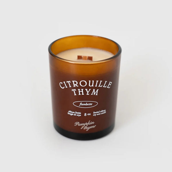 BOUGIE, Citrouille et Thym — par Flambette