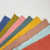 8 ARTISANAL 100% COTTON RAG PAPER 11x15" SHEETS, BRIGHT COLORS — by Papeterie Saint-Armand