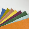 8 ARTISANAL 100% COTTON RAG PAPER 11x15" SHEETS, BRIGHT COLORS — by Papeterie Saint-Armand