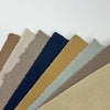 8 ARTISANAL 100% COTTON RAG PAPER 11x15" SHEETS, NEUTRAL COLORS — by Papeterie Saint-Armand