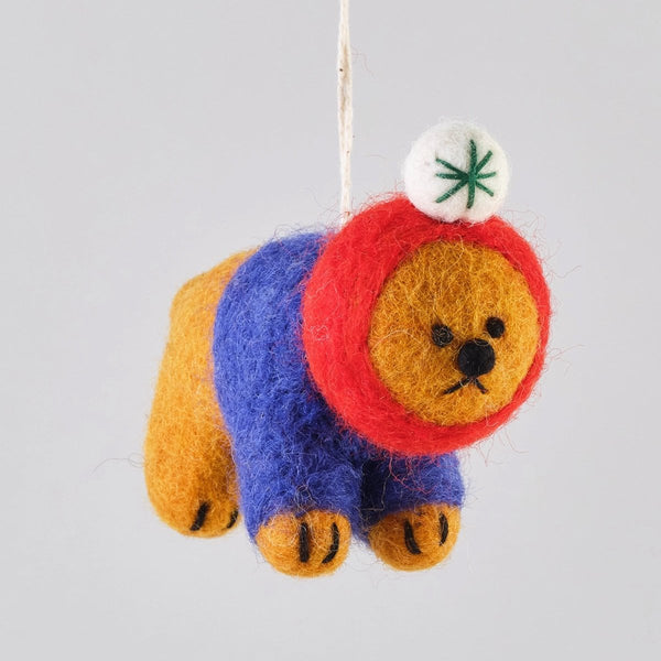 "RONNIE" HANGING FELT ORNAMENT — by Cari Vander Yacht