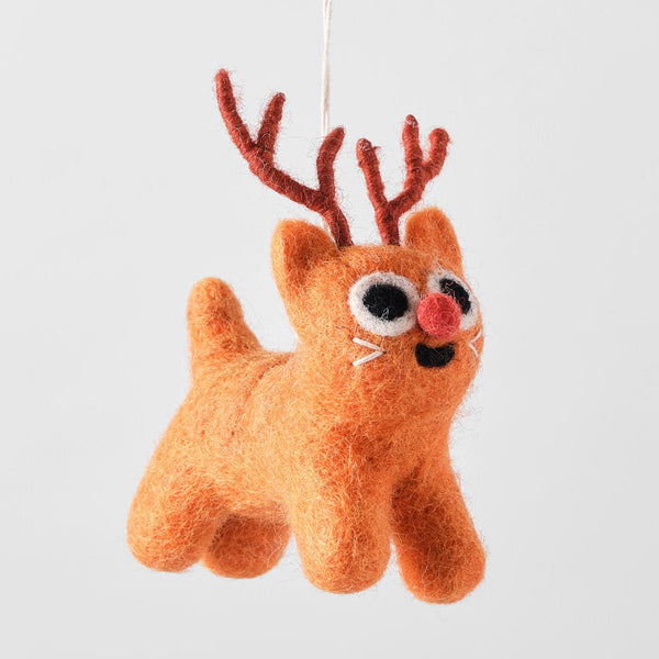 "RUDY" HANGING FELT ORNAMENT — by Elliot Kruszynski