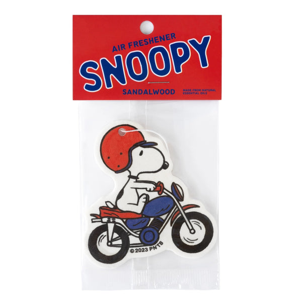 "SNOOPY MOTORCYCLE" AIR FRESHENER — Sandalwood