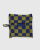 STANDARD "PEAR NAVY CHECK" REUSABLE BAG — by Baggu