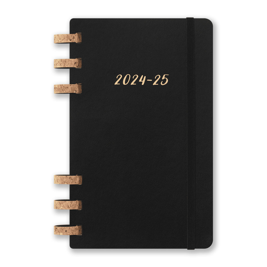 AGENDA ÉTUDIANT SEMAINIER ET MENSUEL 2024/2025 NOIR — par Moleskine