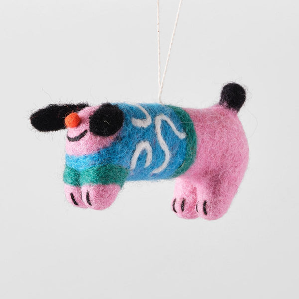 "STUMPY" HANGING FELT ORNAMENT — by Cari Vander Yacht