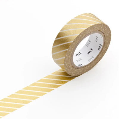 MT WASHI TAPE STRIPE GOLD — by Kamoi Kakoshi