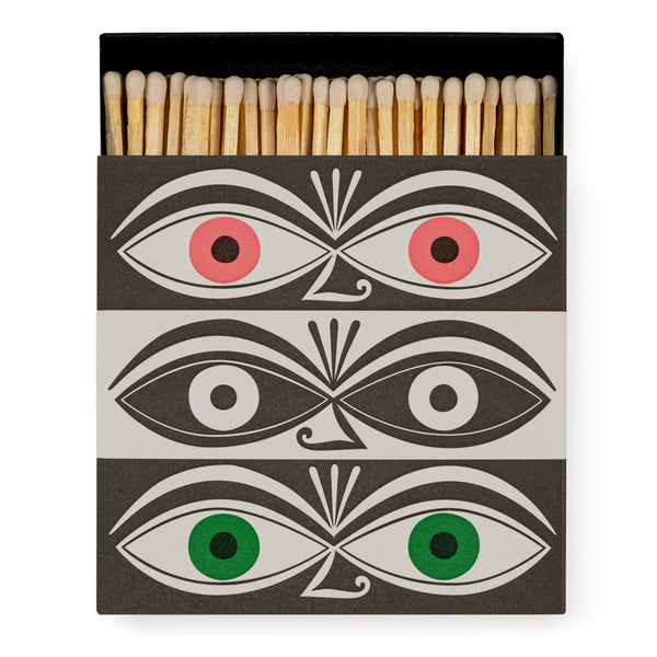 « TRIPLE EYES » - illustration Alexander Girard – BOÎTES D’ALLUMETTES DE LUXE