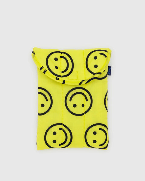 PUFFY TABLET SLEEVE 8" (YELLOW HAPPY) — by Baggu