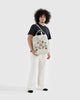 ZIP DUCK BAG (EMBROIDERED BIRDS) — by Baggu