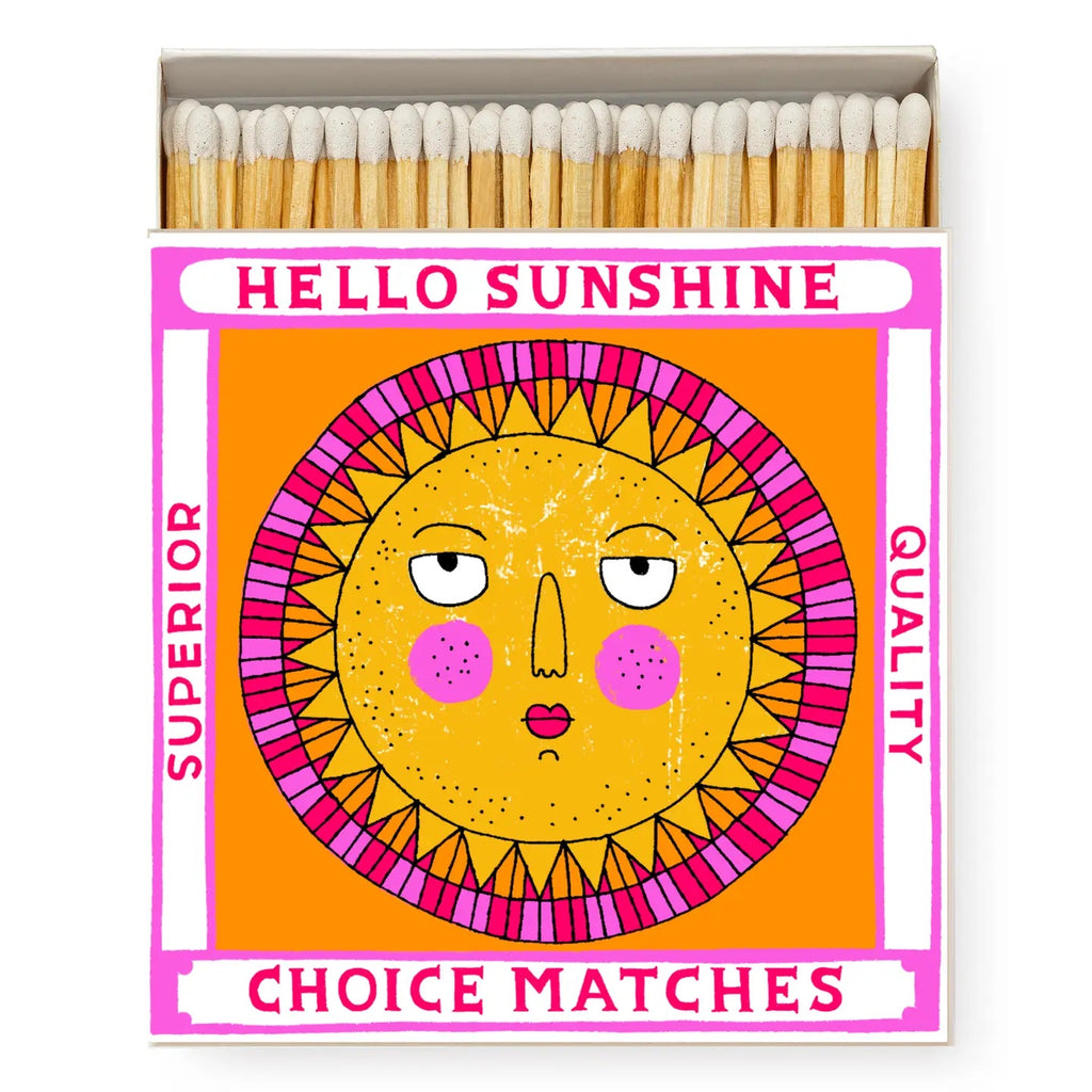 « HELLO SUNSHINE » - BOÎTES D'ALLUMETTES DE LUXE