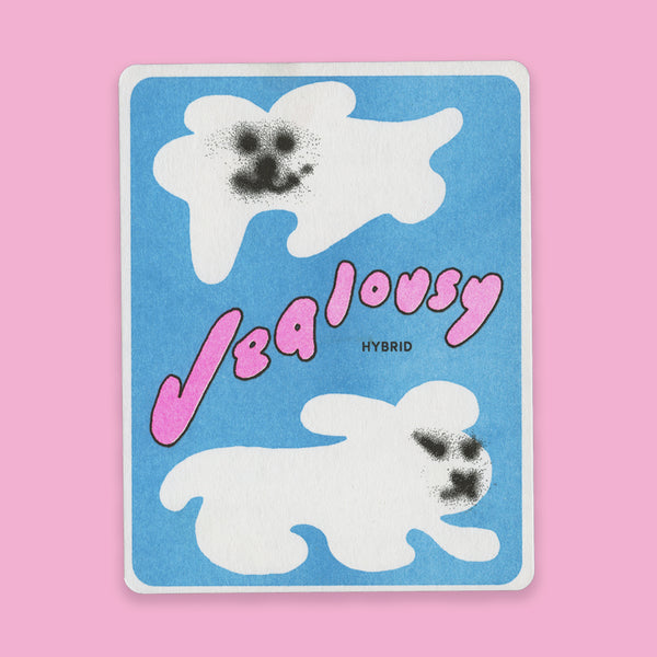 JEALOUSY (Risography), 5” X 6.5”  — by Aless MC