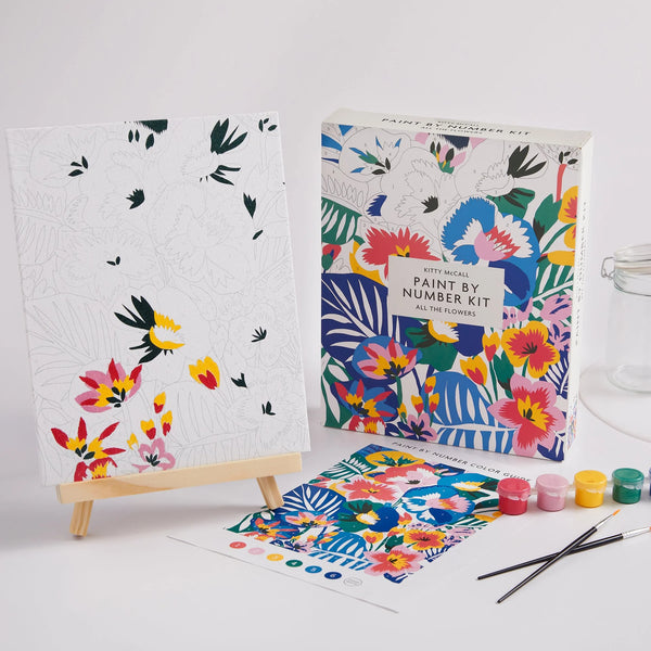 KIT DE PEINTURE PAR NUMÉRO « ALL THE FLOWERS » – par Kitty McCall