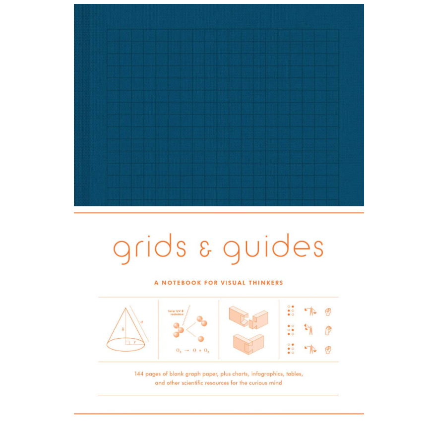 CAHIER DE NOTES, JOURNAL GRIDS & GUIDES (couleurs variées)