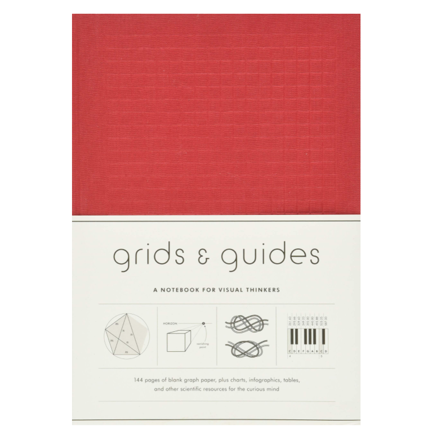 CAHIER DE NOTES, JOURNAL GRIDS & GUIDES (couleurs variées)