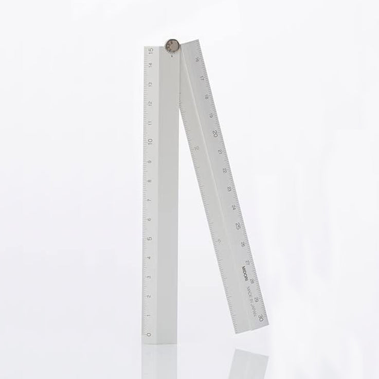Règle en aluminium 15cm - Noir - Midori