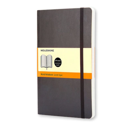 CLASSIC SOFT COVER, BLACK (Different sizes + styles) — by Moleskine